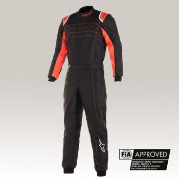 Alpinestars Kart Overall KMX-9 V2 | schwarz/rot Gr. 54